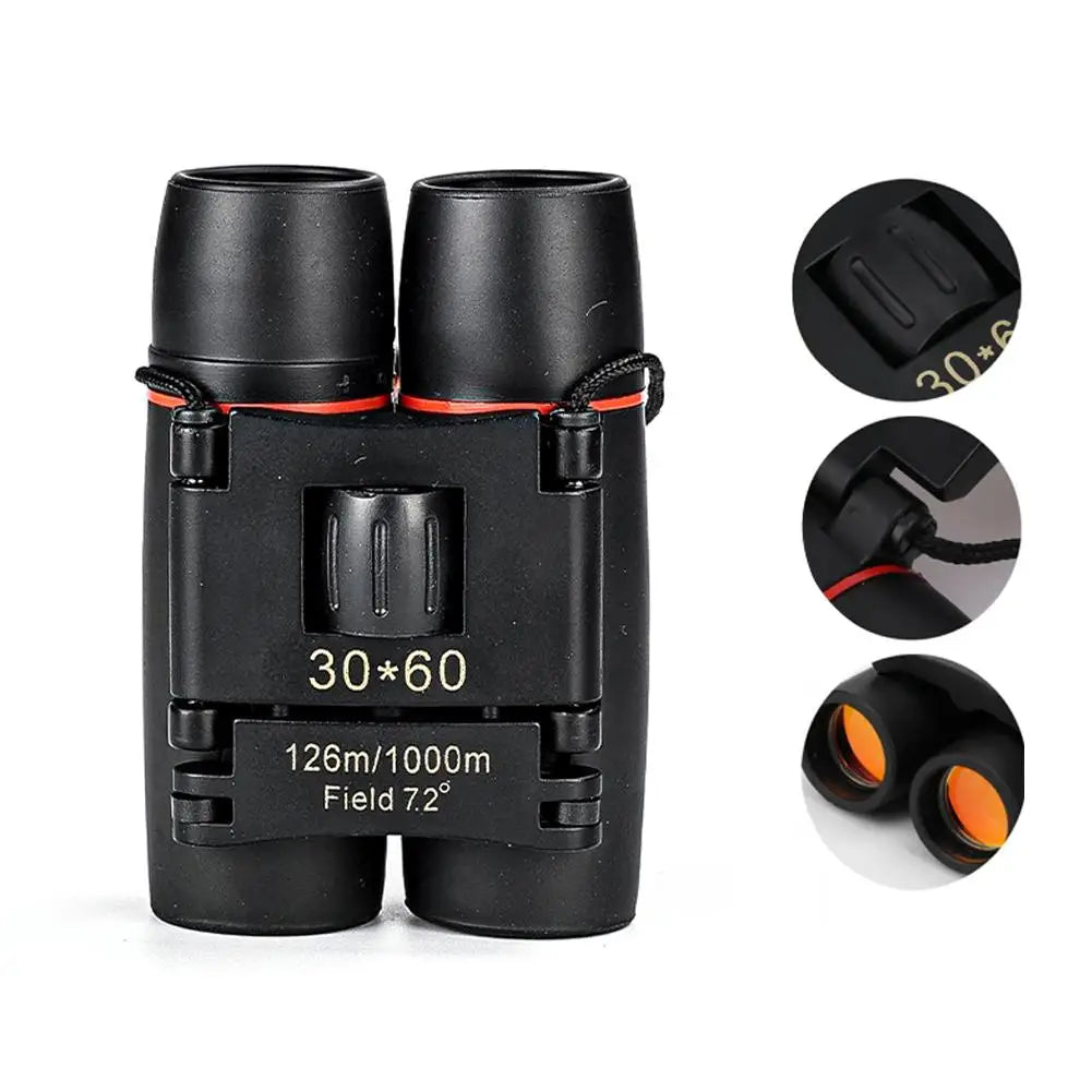 30x60 HD Folding Binoculars – Low Light & Bird Watching Folding Binoculars Axl
