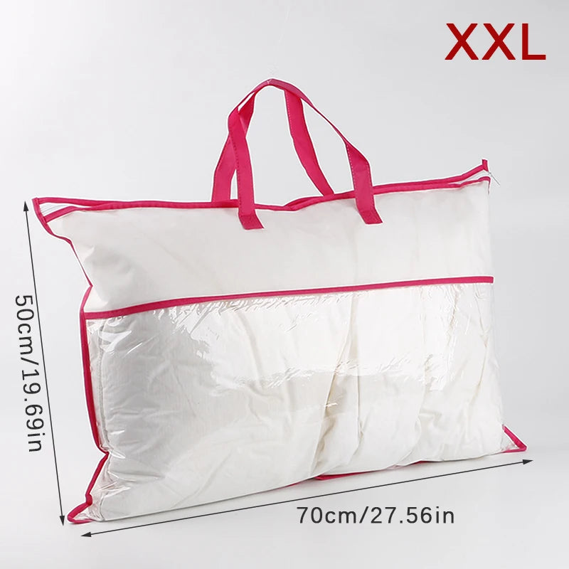 Non-Woven Zipper Storage Bag – Dustproof Quilt & Blanket Tote Storage Organizer Bag Axl XXL4
