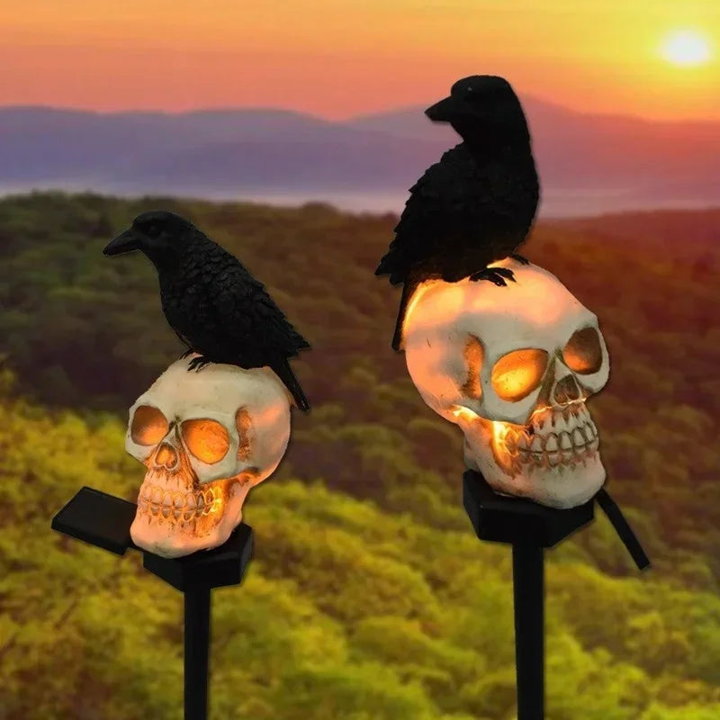 Solar Halloween Skeleton Ghost Light – Outdoor Waterproof Yard Lamp Halloween Outdoor Light Axl