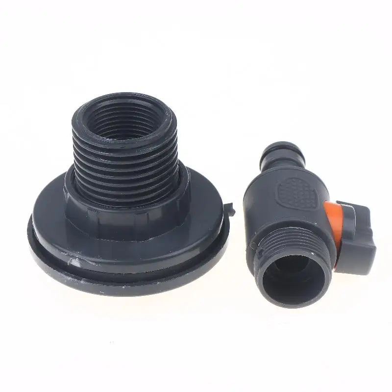PVC Water Tank Adapter Kit with Valve – Rainwater Collection Water Tank Adapter Axl