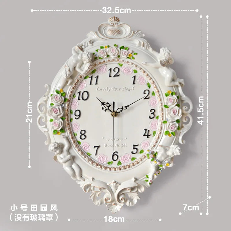 Nordic 3D Large Silent Wall Clock – Modern Home Decor Wall Clock Axl Style E Small