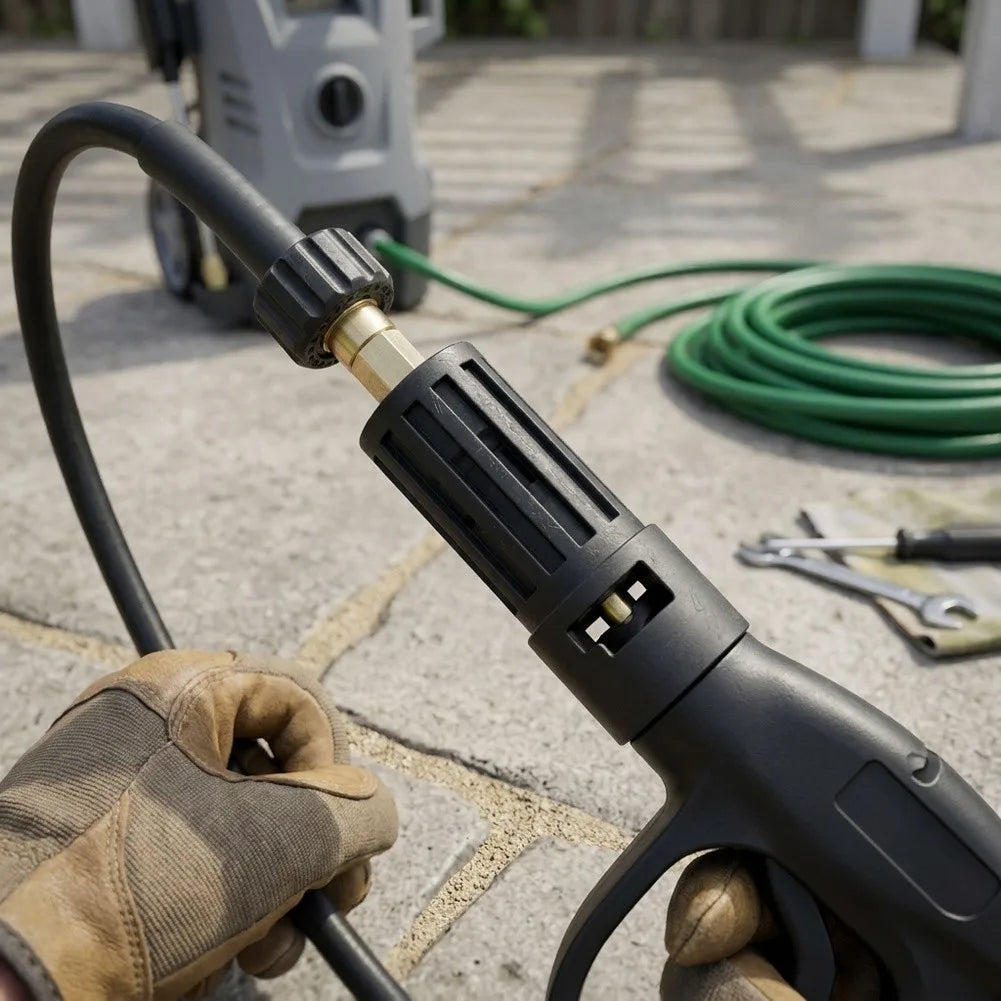 Pressure Washer Adapter – Karcher Quick-Connect to M22x1.5 Pressure Washer Adapter Axl