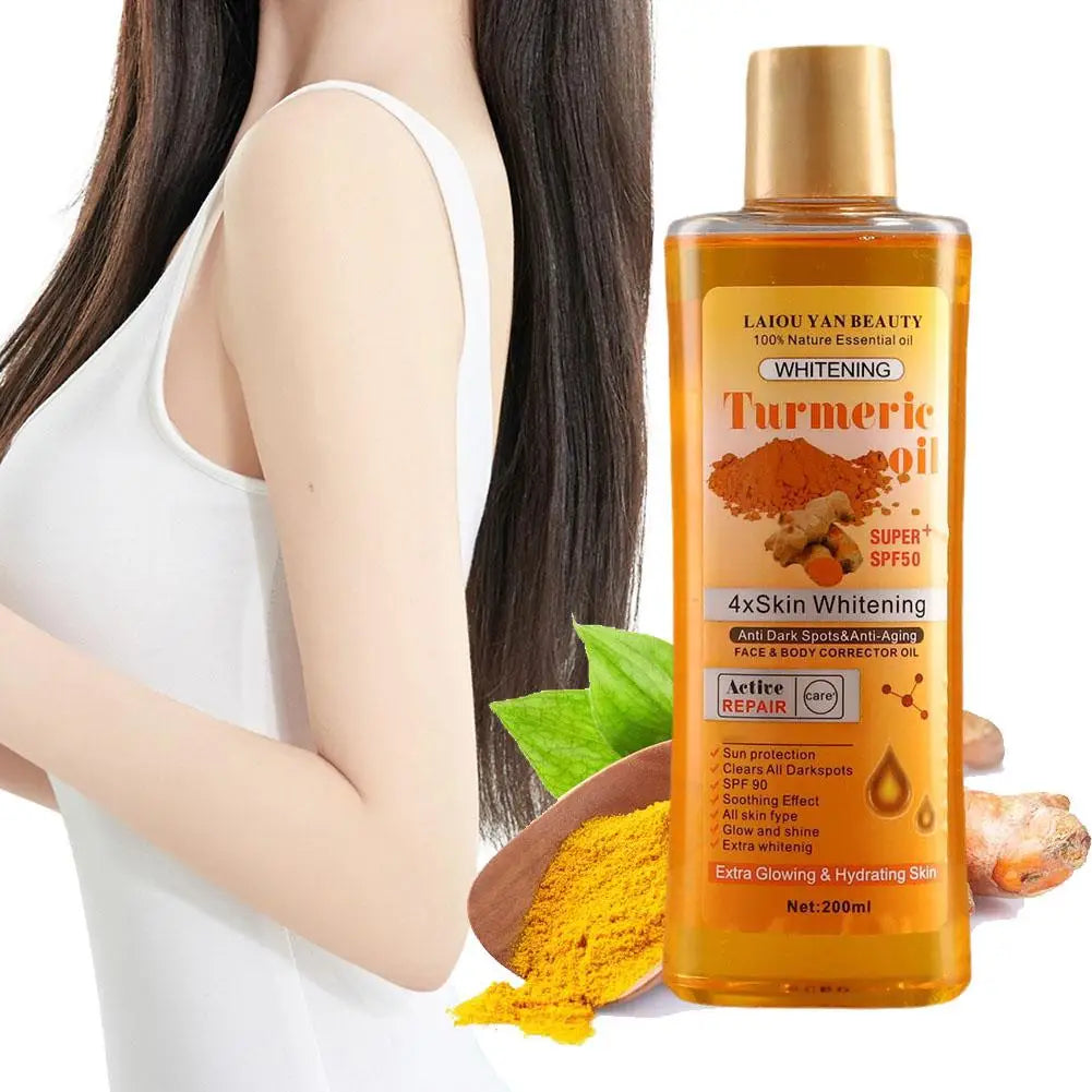 Turmeric Ginger Facial Serum 200ml – Dark Spot & Fine Lines Facial Serum Axl