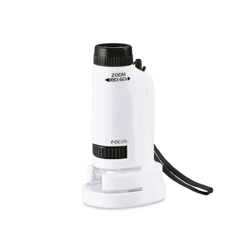 Kids Portable Handheld Microscope 180X – Science Toy Kids Science Microscope Axl