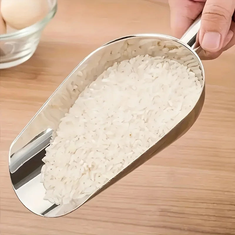 Stainless Steel Multi-Purpose Spoon – Ice & Grain Scoop Kitchen Scoop Spoon Axl