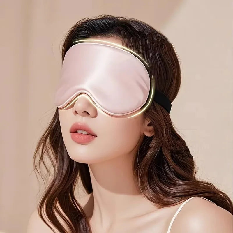 Double-Sided Silk Sleep Eye Mask – Light Blocking Travel Eyeshade Sleep Eye Mask Axl