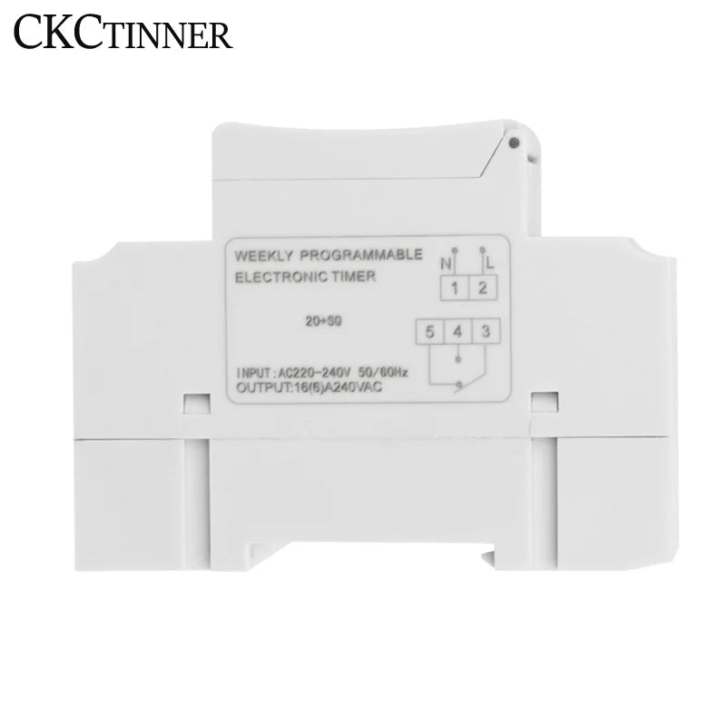 AHC15A LCD Programmable Timer Relay Switch 12V–220V | 16A Timer Relay Switch Axl