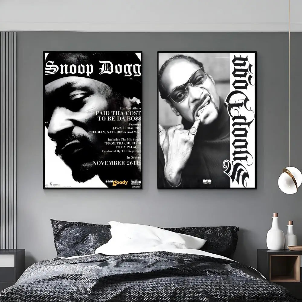 Snoop Dogg HD Wall Poster – Waterproof Sticky Home Decor Wall Art Poster Axl