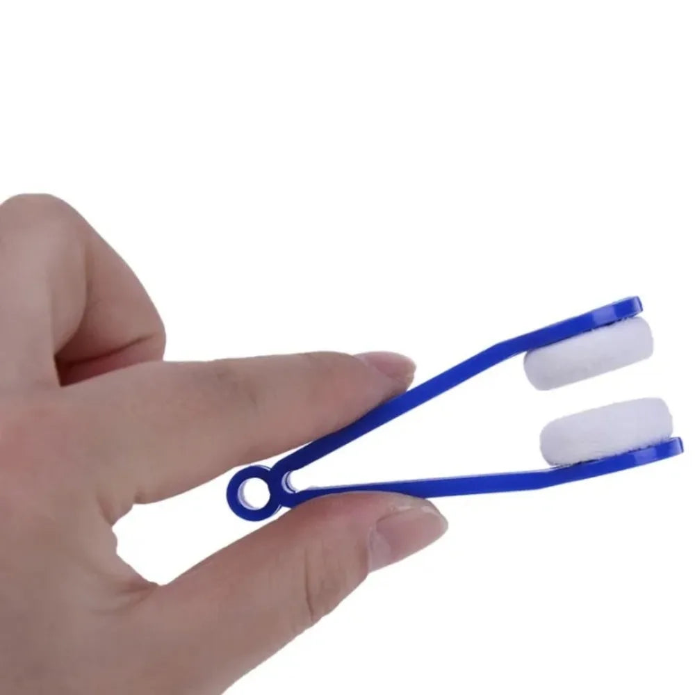 Microfiber Glasses Cleaner Brush – Portable 2-Sided (5 Pack) Eyeglass Cleaner Axl