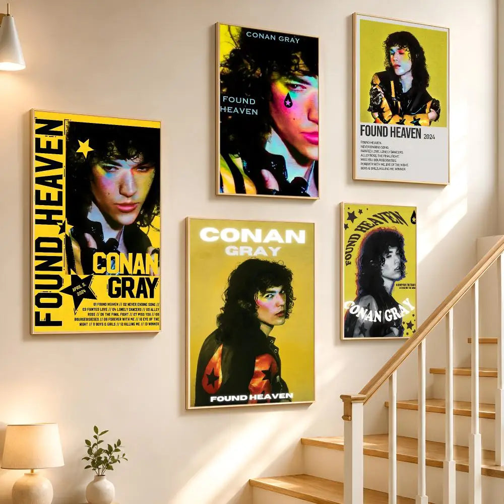 Conan Gray Poster – HD Waterproof PVC Wall Stickers | Fan Decor Wall Poster Sticker Axl