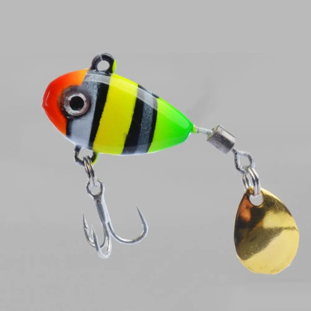 5-Piece Spinning Sequin Fishing Lure Kit | 3D Eyes Jig Baits Fishing Lure Kit Axl