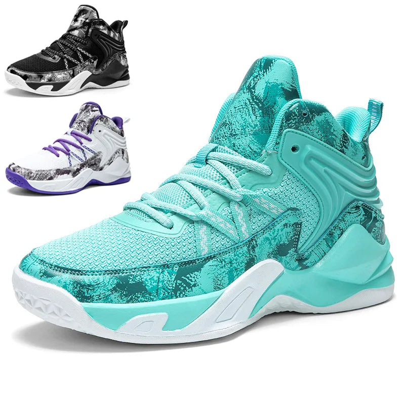 YBQJOO Breathable Basketball Sneakers | Unisex Athletic Shoes Athletic Sneakers Axl