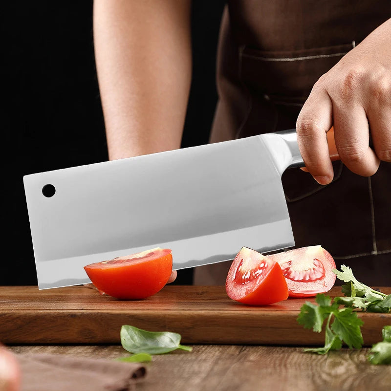 InLeung Japanese Chef Knife – Stainless Steel Kitchen Cleaver Chef Knife Axl