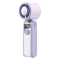 Foldable Handheld Fan – USB-C Rechargeable, 199-Speed Digital Portable Handheld Fan Axl Purple