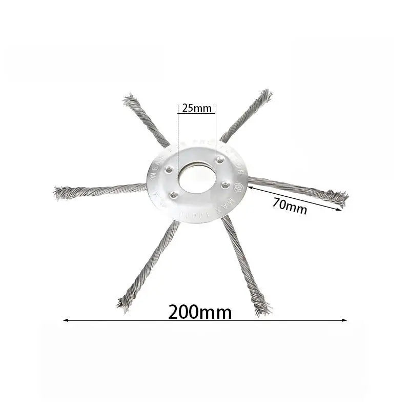 Steel Wire Weed Trimmer Head 7/8/9 Inch – Universal Gas Trimmer Weed Trimmer Head Axl A2