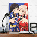 Lycoris Recoil Anime Wall Poster – Self-Adhesive Waterproof Sticker Anime Wall Poster Axl z4 30x42cm No Frame
