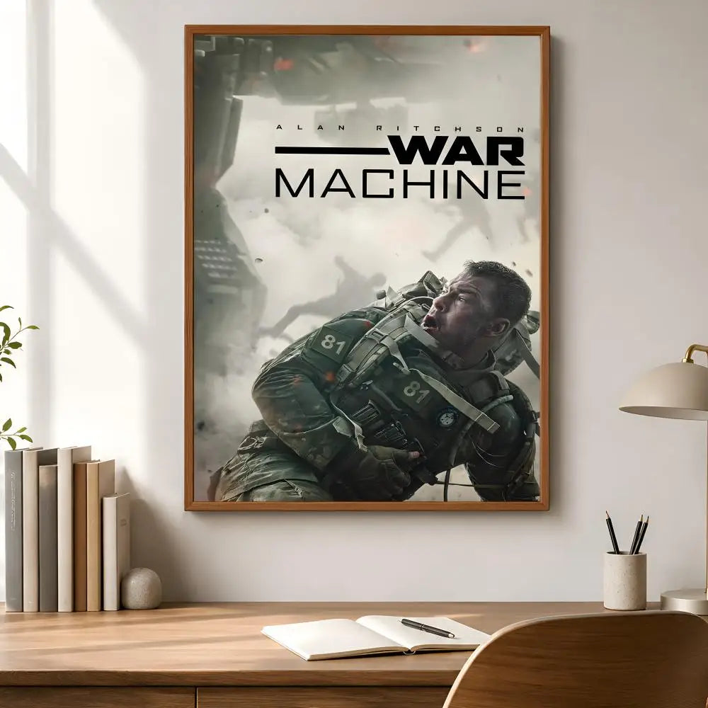 War Machine PVC Wall Poster – Peel & Stick HD Art Decal Wall Art Poster Axl