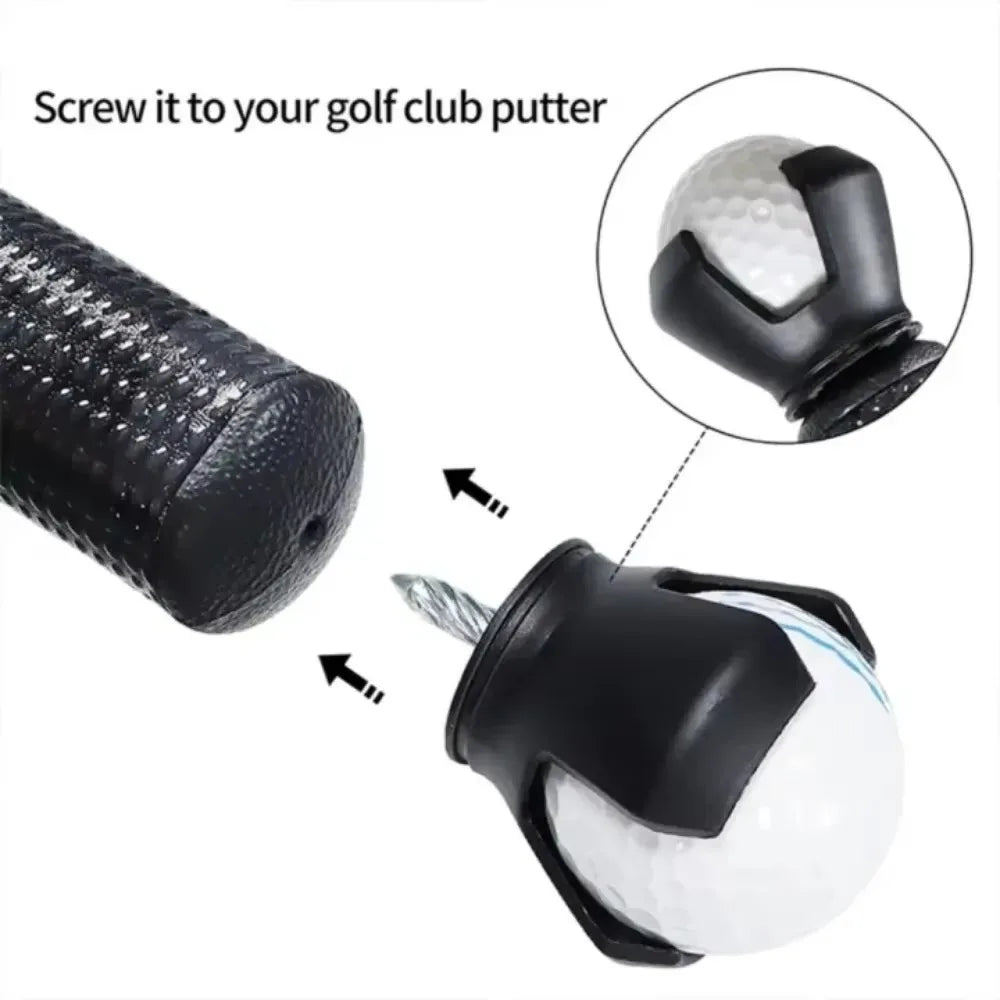 Portable 3-Claw Golf Ball Picker Retriever for Putter Golf Ball Retriever Axl