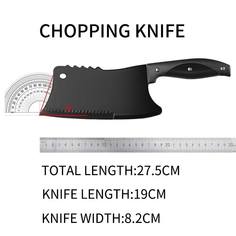 COOKCRAZE 8" Damascus Chef Knife – Meat Cleaver & Kitchen Knife Damascus Chef Knife Axl