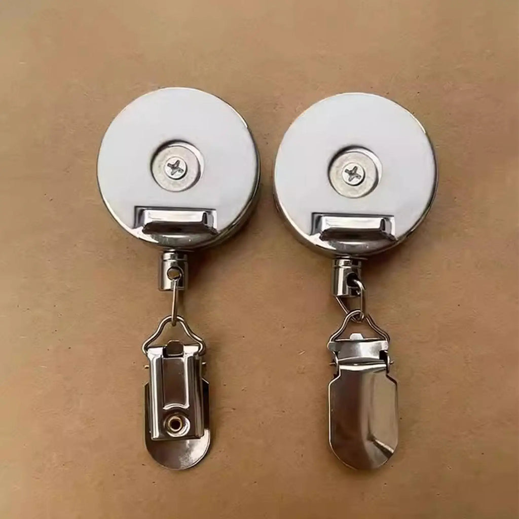 Retractable Towel Clip Holder – No-Drill Self-Adhesive Wall Mount Towel Clip Holder Axl