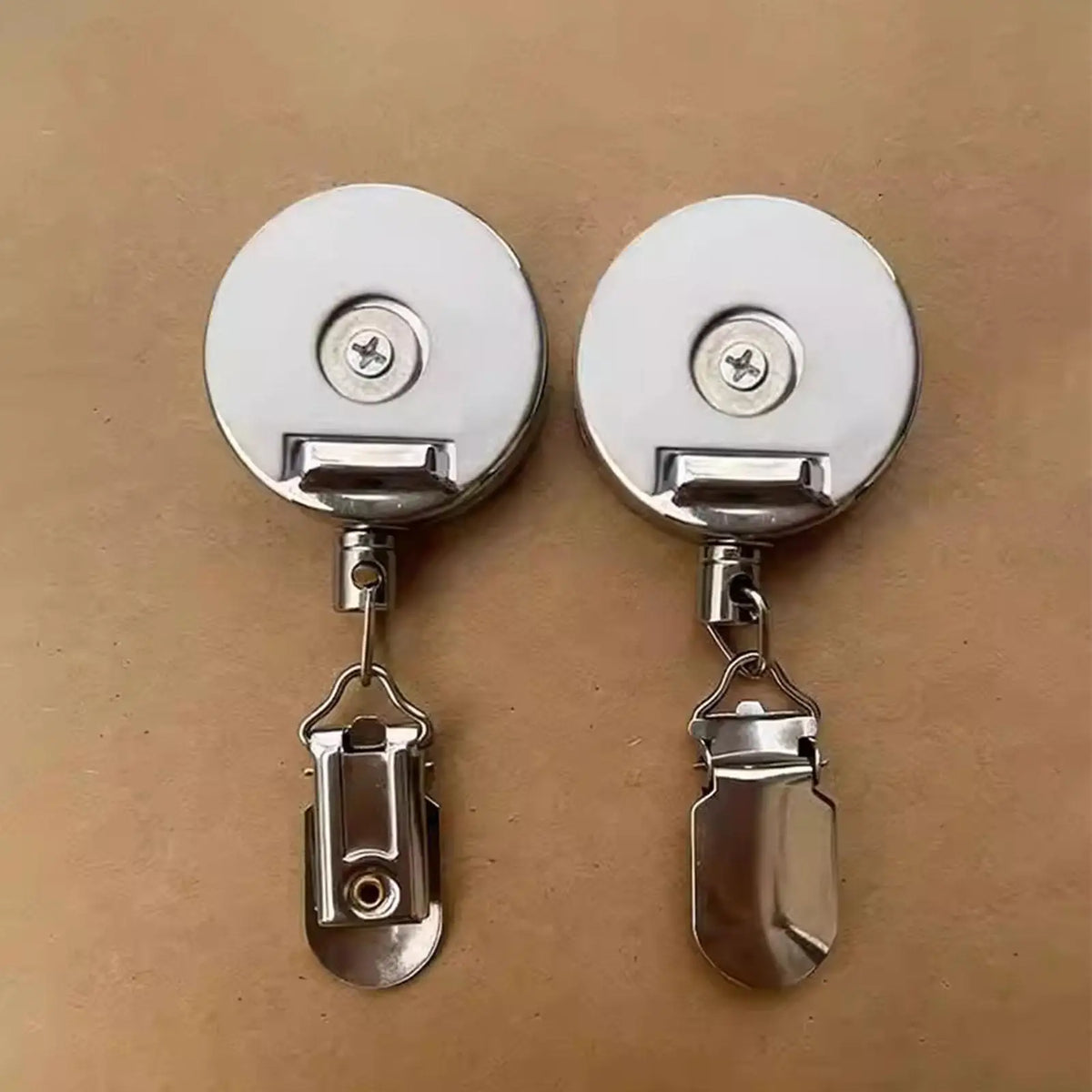 Retractable Towel Clip Holder – No-Drill Self-Adhesive Wall Mount Towel Clip Holder Axl
