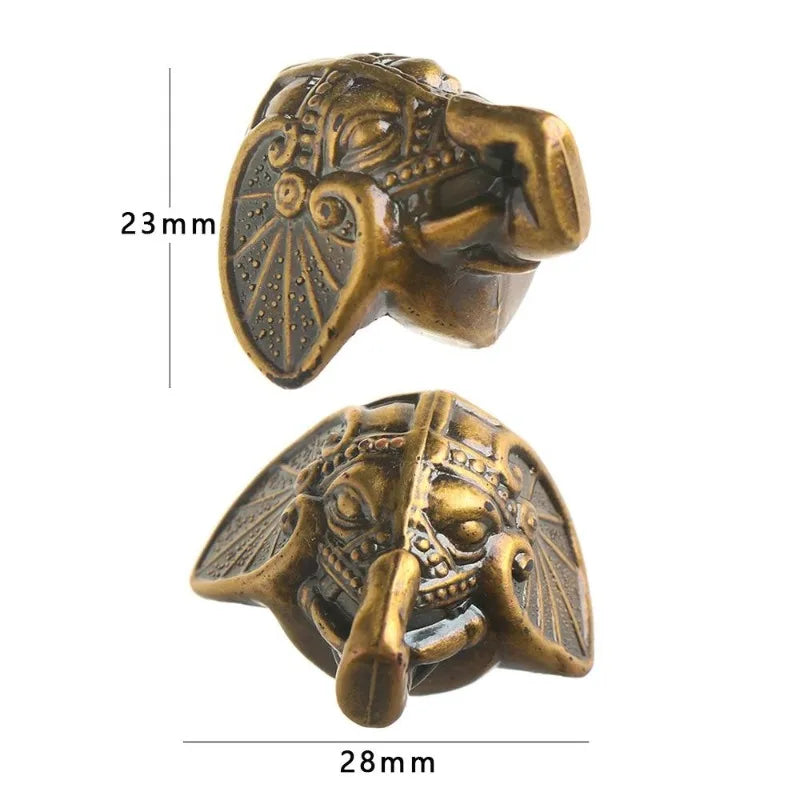 8-Pack Antique Elephant Trunk Furniture Feet for Wooden Boxes Decorative Furniture Feet Axl