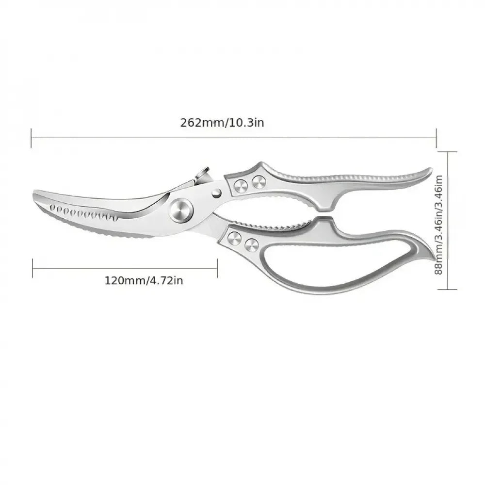 PLYS Heavy-Duty Stainless Steel Kitchen Scissors | Bone & Fish Kitchen Scissors Axl