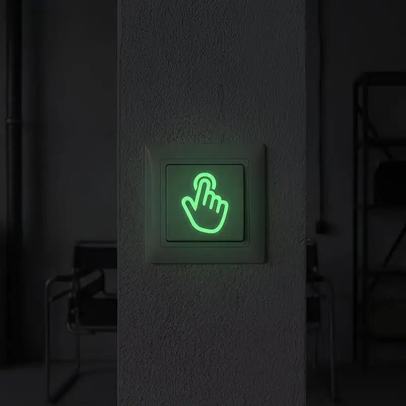 Glow in the Dark Stickers for Switches, Stairs & Motorcycle Glow Decal Stickers Axl
