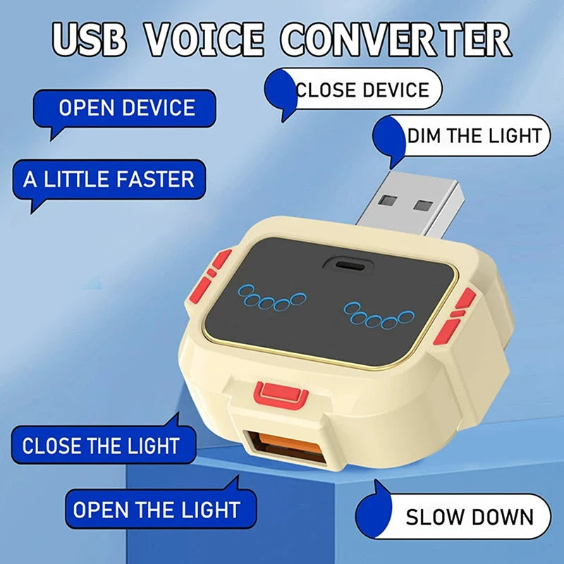 Voice Activated USB Switch – Hands-Free Control for 5V Devices Voice Control Switch Axl