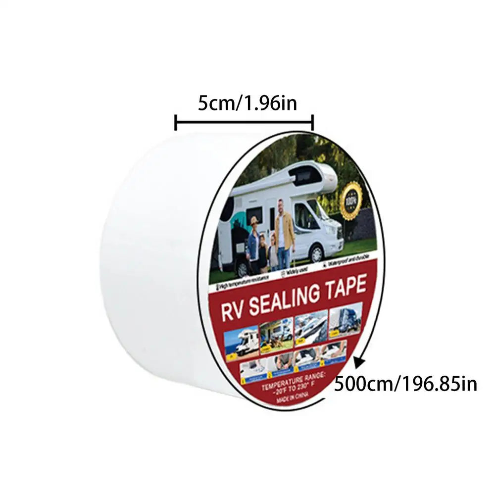 RV Roof Tape – Butyl Rubber Caravan Seam Waterproof Seal RV Seam Tape Axl 5cmx5m