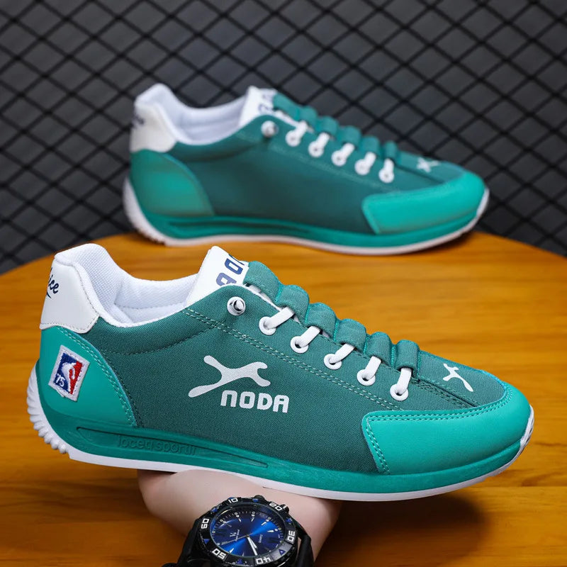 Men's Breathable Canvas Sneakers – Soft Sole Casual Board Shoes Men's Canvas Sneakers Axl