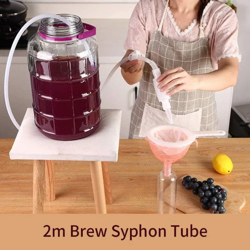 2M Food Grade Homebrew Siphon Hose – Wine & Beer Making Brewing Siphon Hose Axl