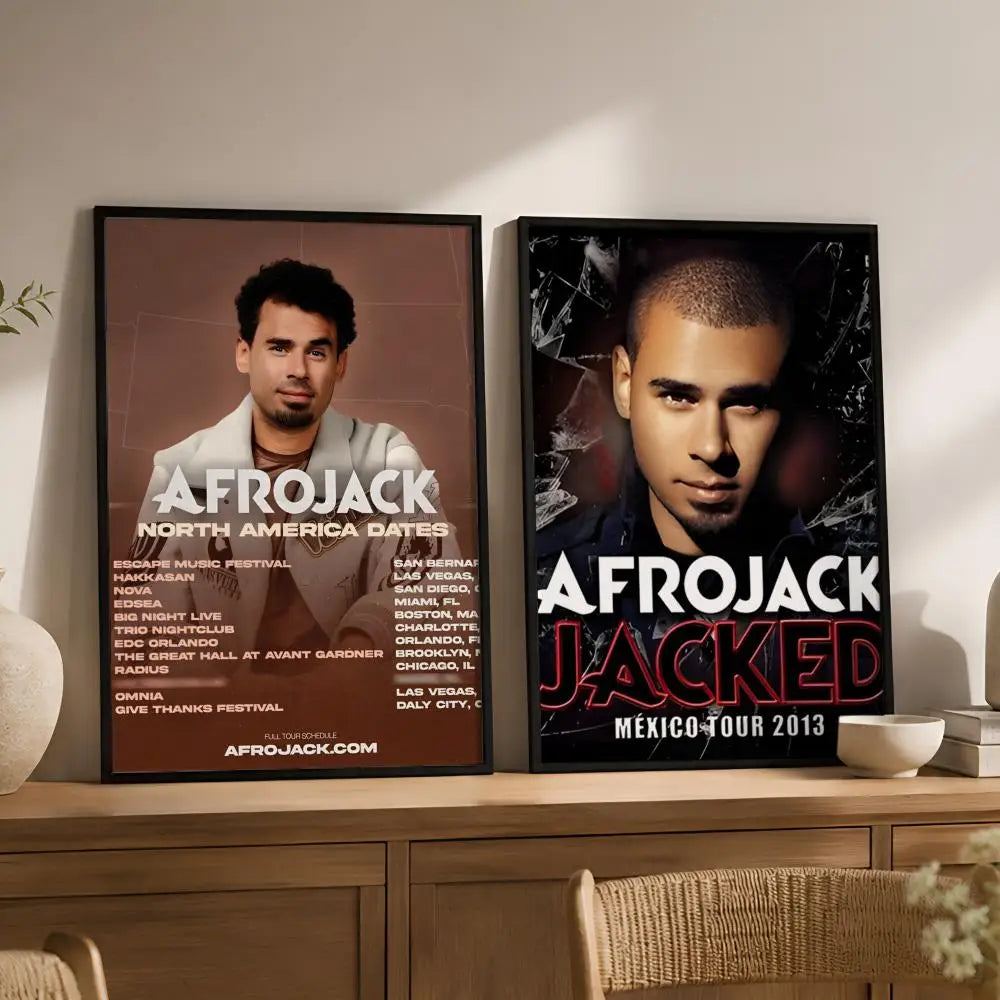 Afrojack Waterproof PVC Wall Poster – Peel-and-Stick HD Art Wall Art Poster Axl