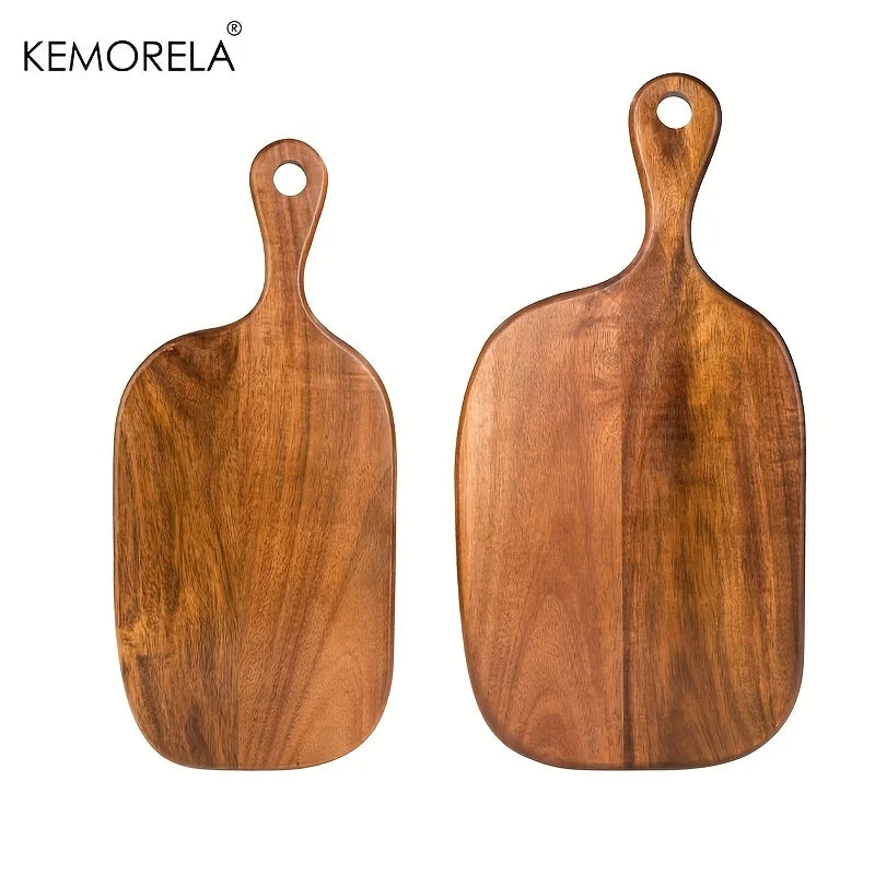 KEMORELA Wooden Cutting Board with Handle | Food-Safe Wood Wooden Cutting Board Axl
