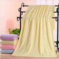 Microfiber Embossed Bear Bath Towel 70×140cm | Soft & Absorbent Microfiber Bath Towel Axl yellow