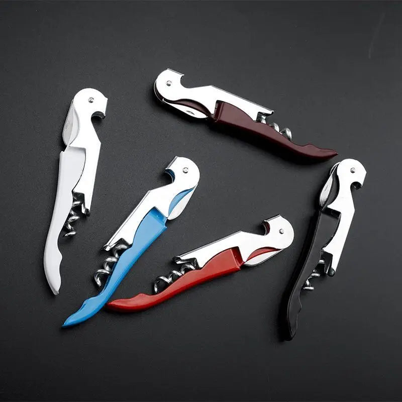 Stainless Steel Corkscrew & Bottle Opener – Multifunction Bar Tool Corkscrew Bottle Opener Axl