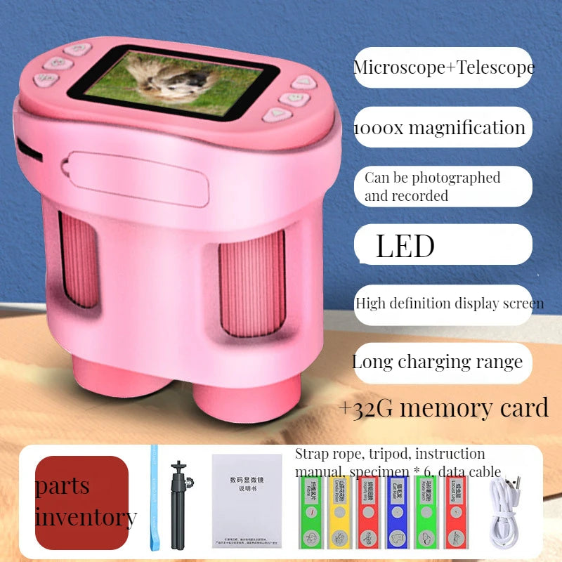 Handheld Digital Microscope with Screen & Photo Sharing – 5000X Digital Microscope Axl 6