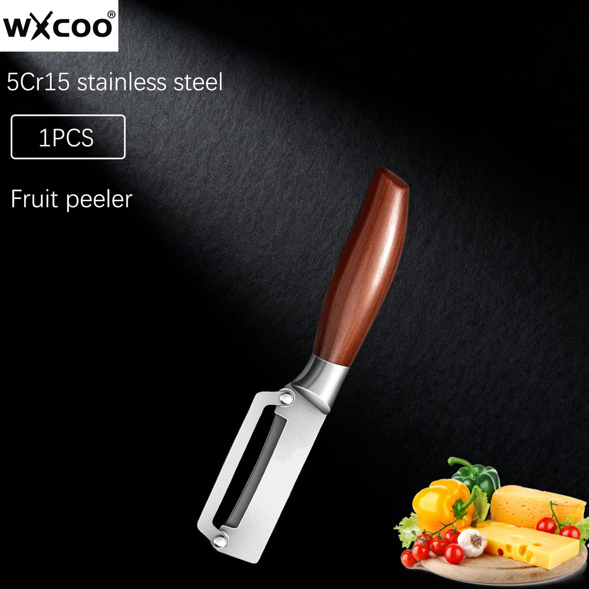 WXCOO 7.8" Santoku Knife – Japanese Stainless Steel Chef Knife Santoku Chef Knife Axl Fruit Knife