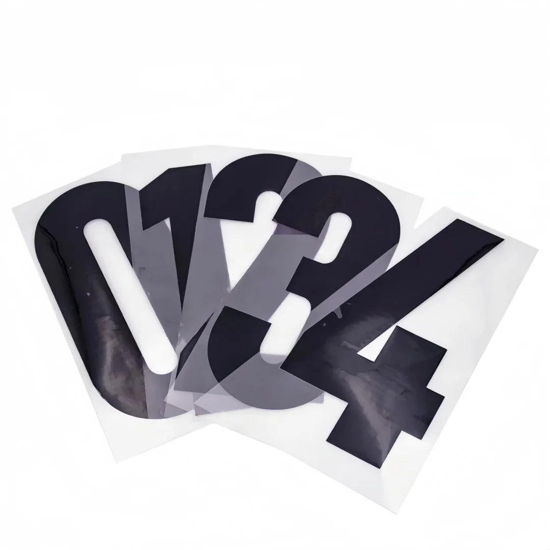 10-Piece Iron-On Number Patches | Heat Transfer PU Vinyl Set Iron-On Patches Axl