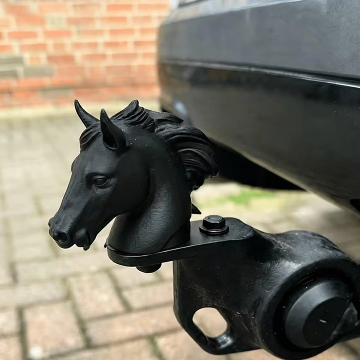 3D Horse Head Trailer Hitch Ball Cover – Anti-Rust Tow Cap Hitch Ball Cover Axl