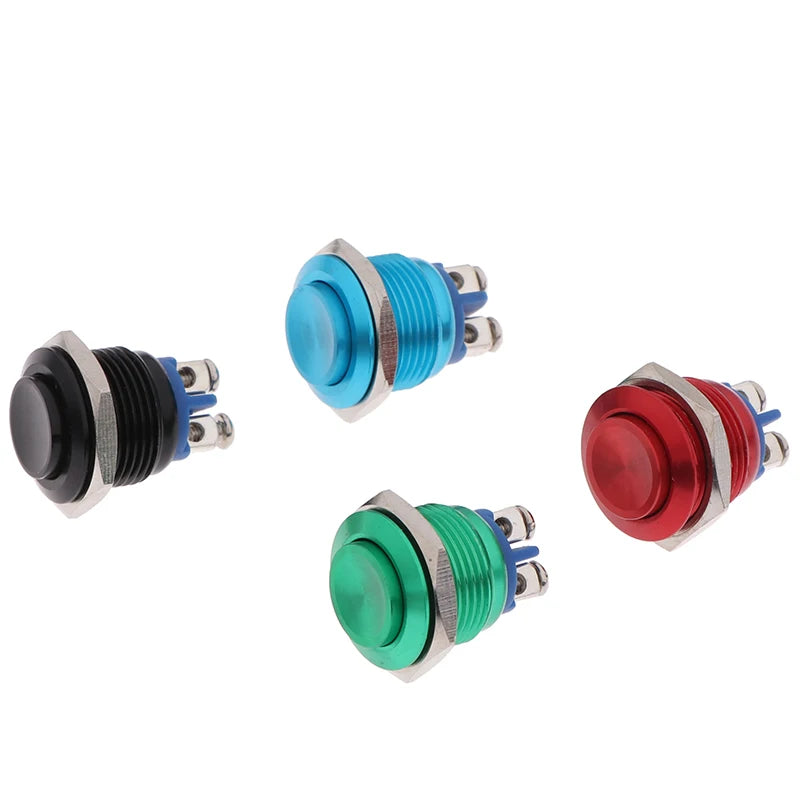16mm Momentary Push Button Switch – IP65 Waterproof Panel Mount Push Button Switch Axl
