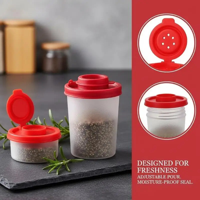 Mini Travel Spice Shaker – BPA-Free Dustproof Seasoning Jar Spice Shaker Axl
