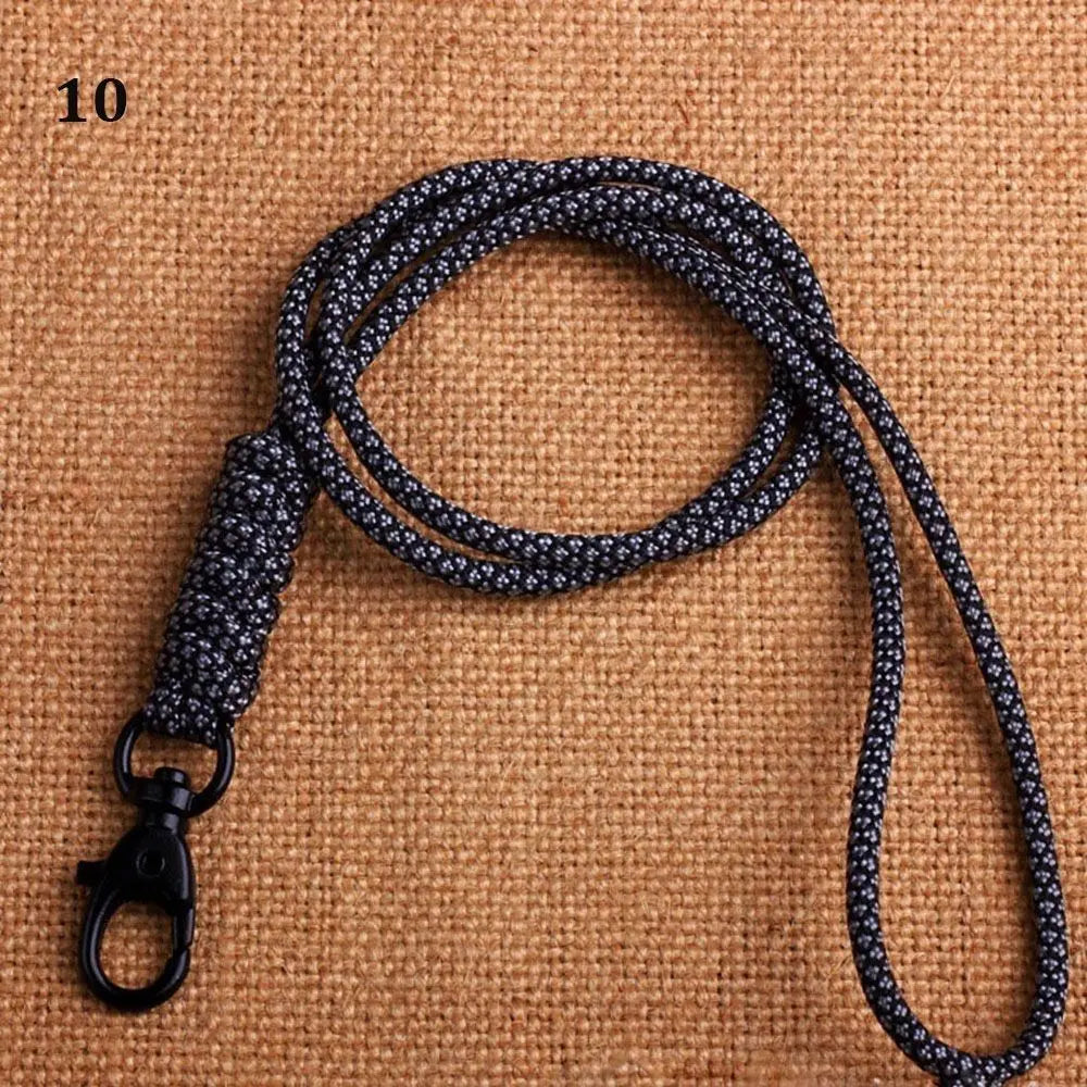 Paracord Keychain Lanyard – Triangle Buckle & Carabiner Clip Paracord Keychain Lanyard Axl 10