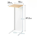 Bathroom Storage Rack – Modern Floor Toilet Shelf Organizer Bathroom Storage Rack Axl White