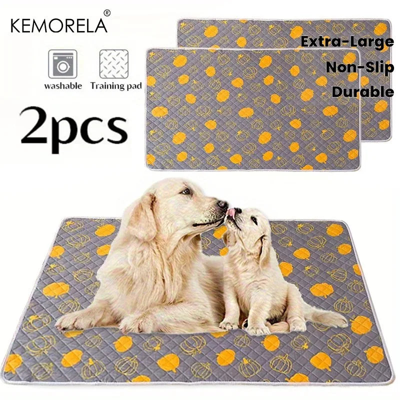 KEMORELA 2-Pack Washable Dog Training Mats – Home & Car Dog Training Mat Axl