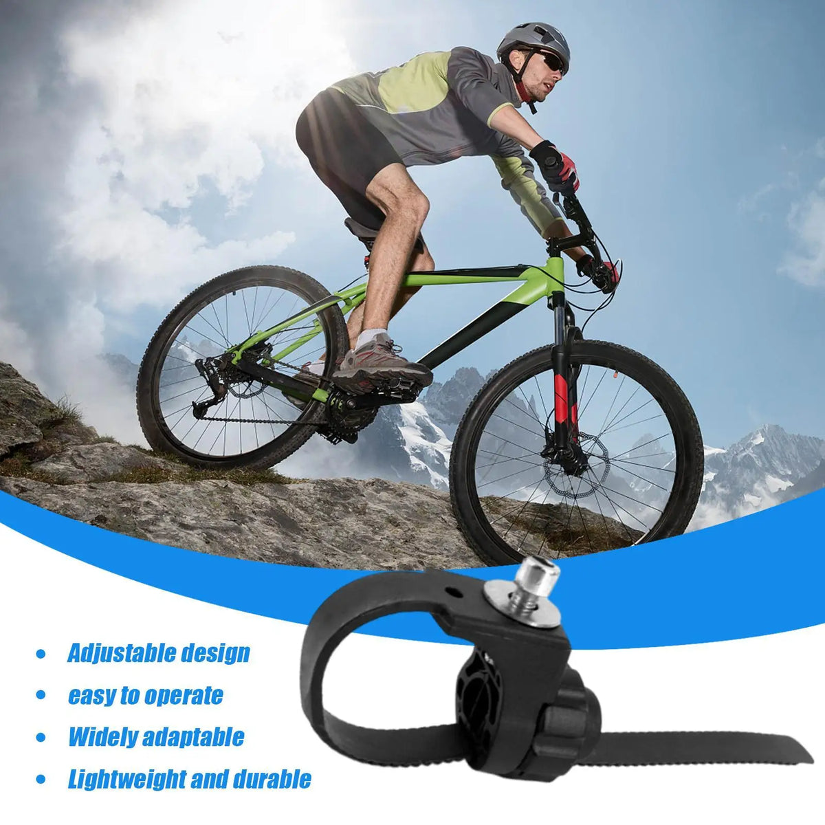 Bike Mudguard Mounting Bracket – Adjustable Fork Clamp 2Pcs Mudguard Mounting Bracket Axl