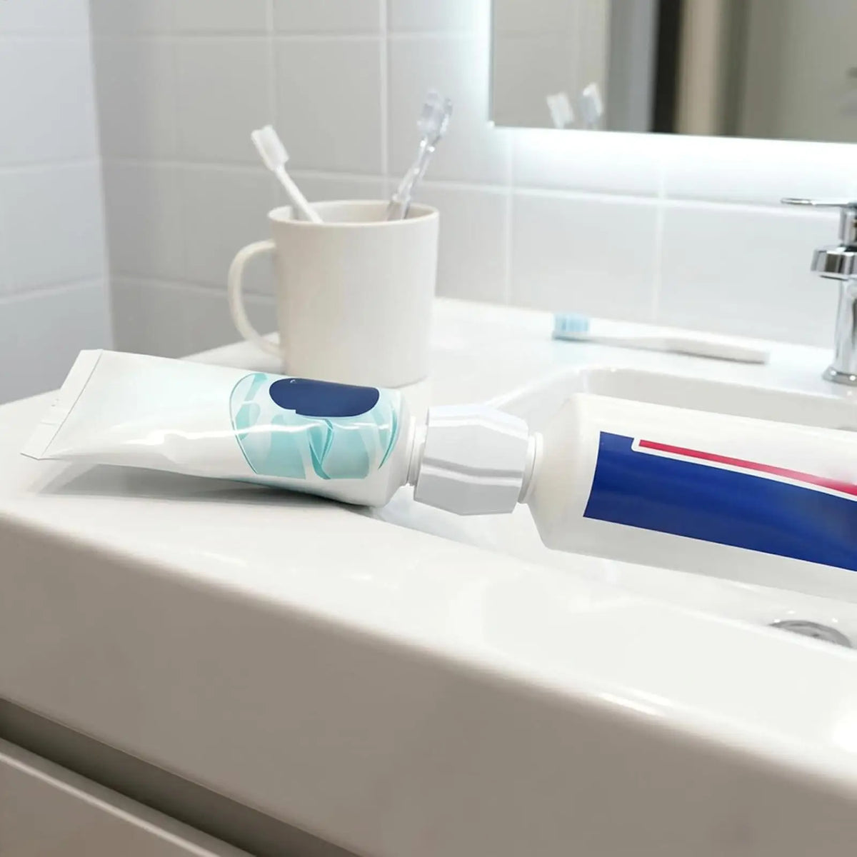 Portable Toothpaste Refill Adapter – Travel Tube Connector Toothpaste Refill Adapter Axl