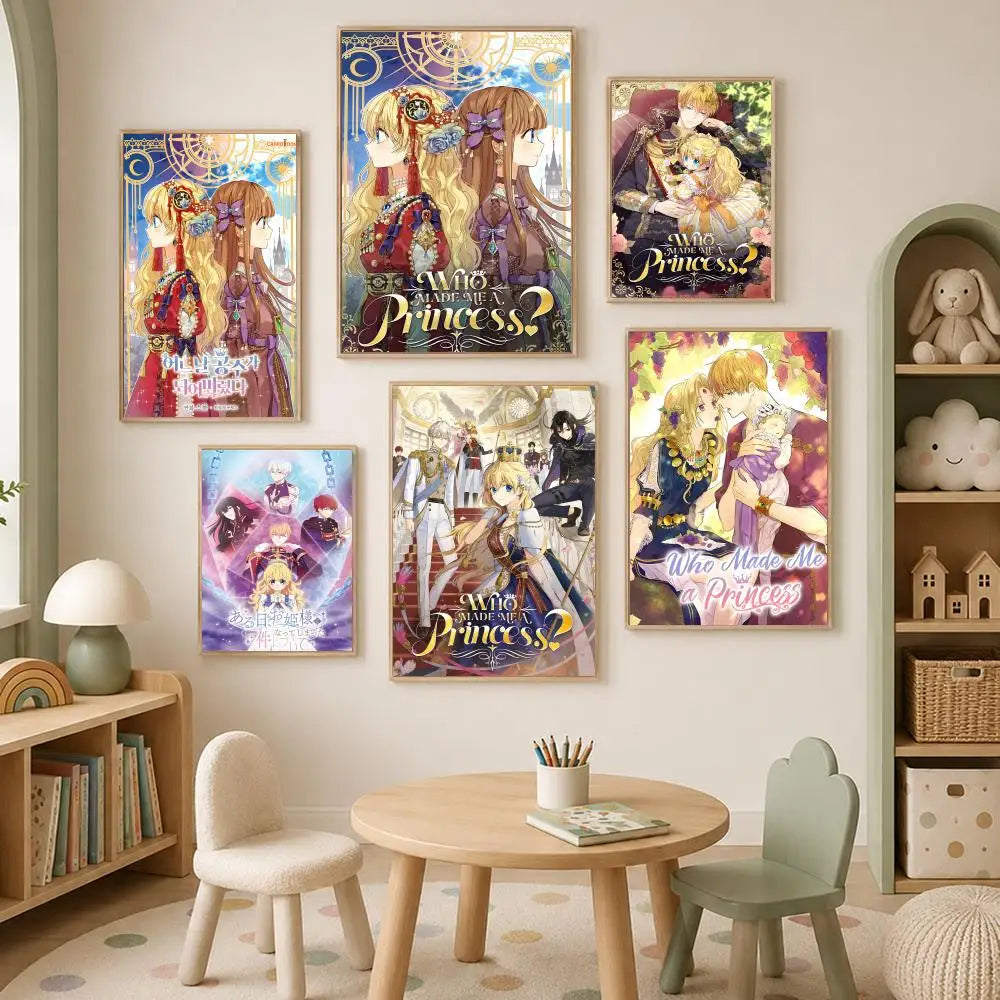 Who Made Me A Princess HD PVC Self-Stick Wall Poster Wall Art Poster Axl