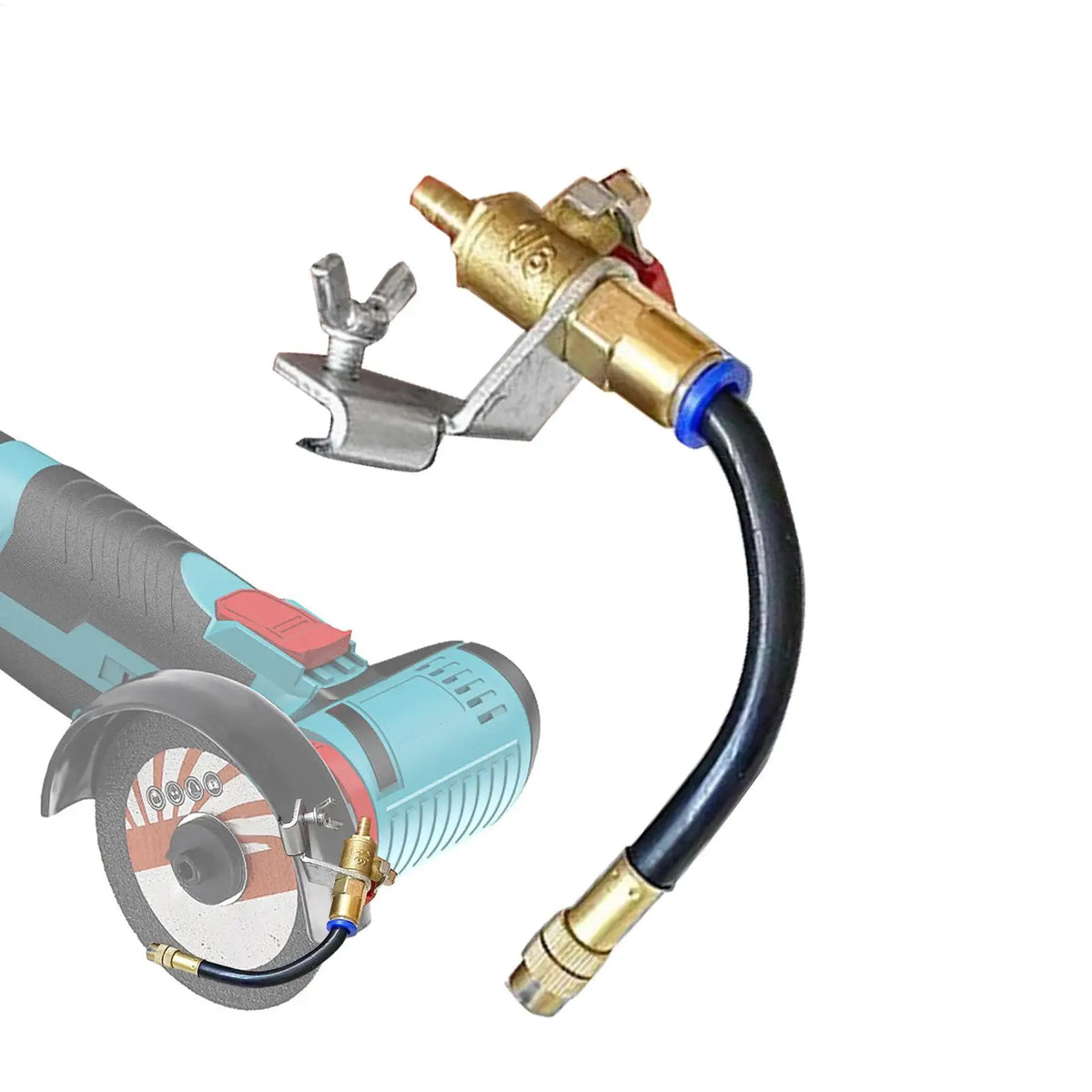 Angle Grinder Water Sprayer 2-Mode Coolant Misting System Grinder Coolant Attachment Axl