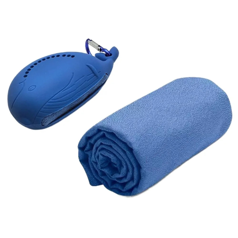Cooling Ice Towel – Quick-Dry Microfiber Sports Towel with Buckle Cooling Sports Towel Axl Sapphire Blue